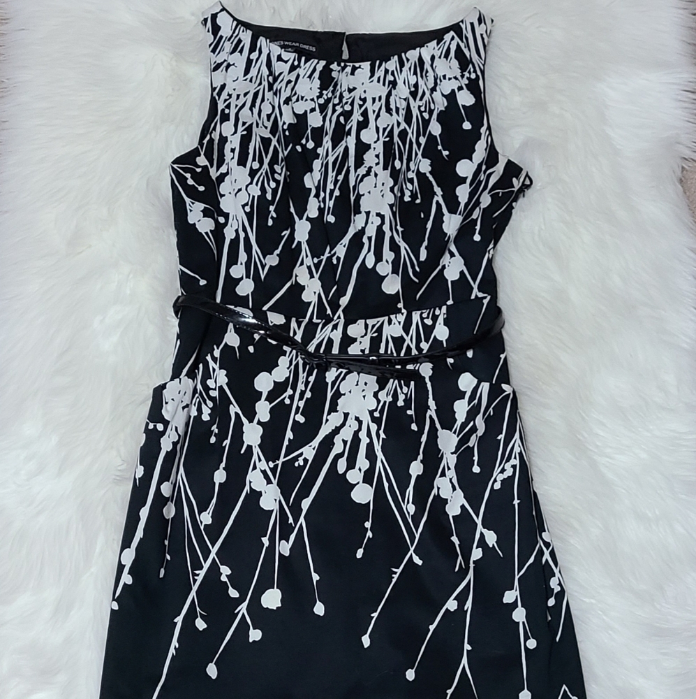 Black  and white dress